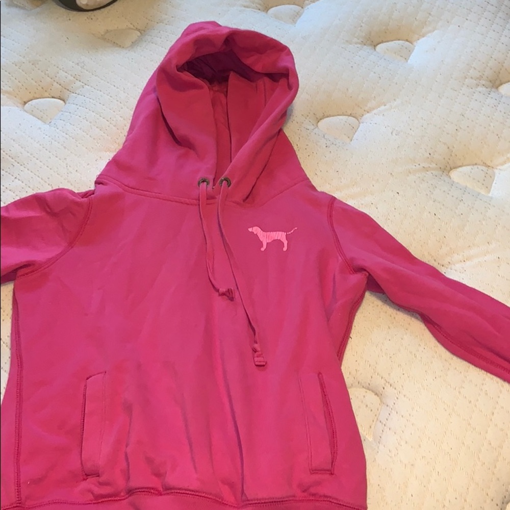 Pink hoodie